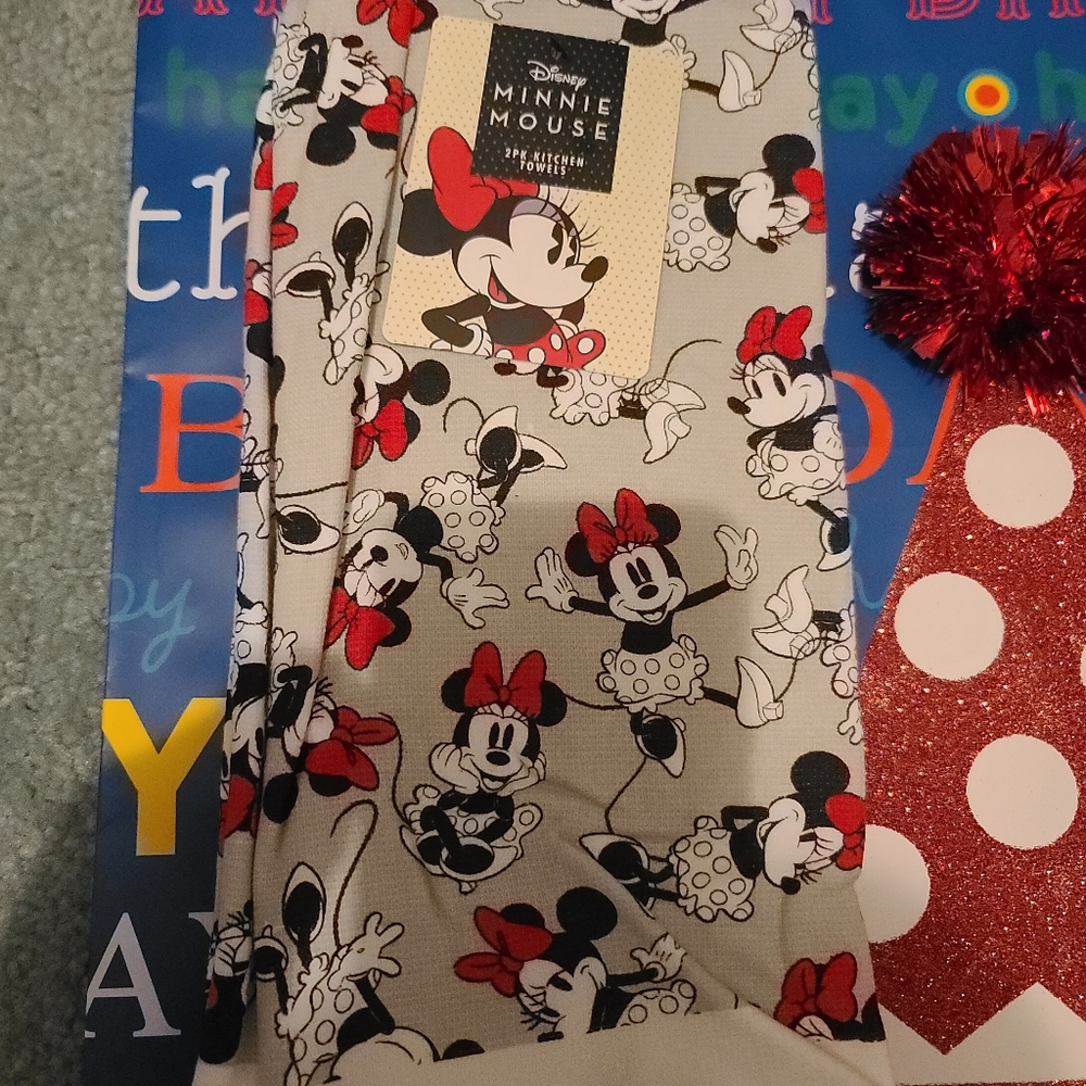 Minnie Mouse Kitchen Towels 2pk